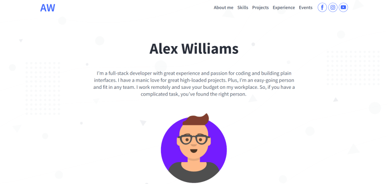 Portfolio Website of a Software Engineer logo